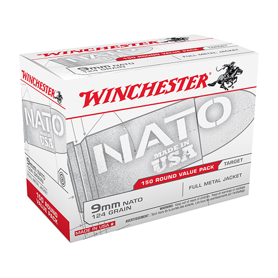 WIN USA 9MM 124GR FMJ 150/5 - Ammunition